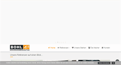 Desktop Screenshot of bohl.de